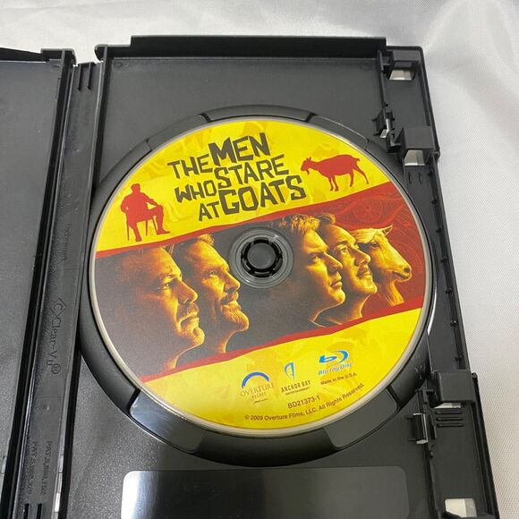 The Men Who Stare At Goats Blu Ray Rated R With Tall Case George Clooney - Picture 8 of 9